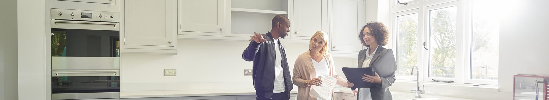 Rental agent with clients